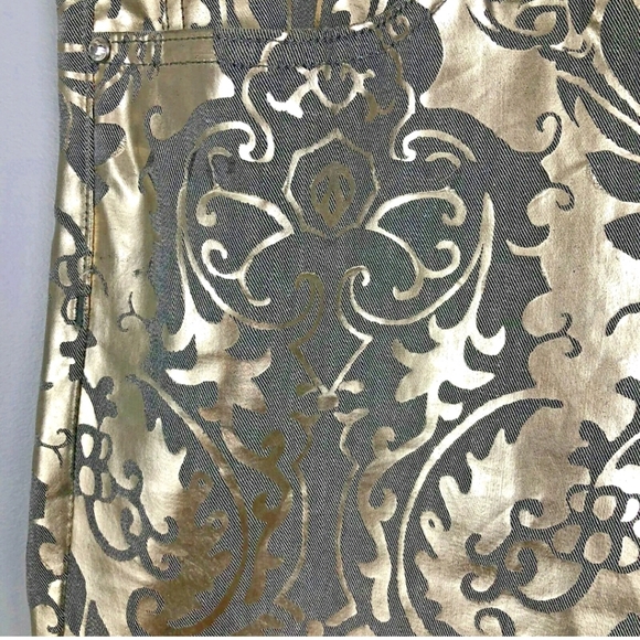Juicy Couture Metallic Gold Jeans - Picture 7 of 7